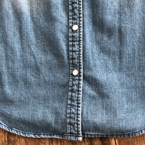 SWS Cotton denim button up shirt - Picture 6 of 12